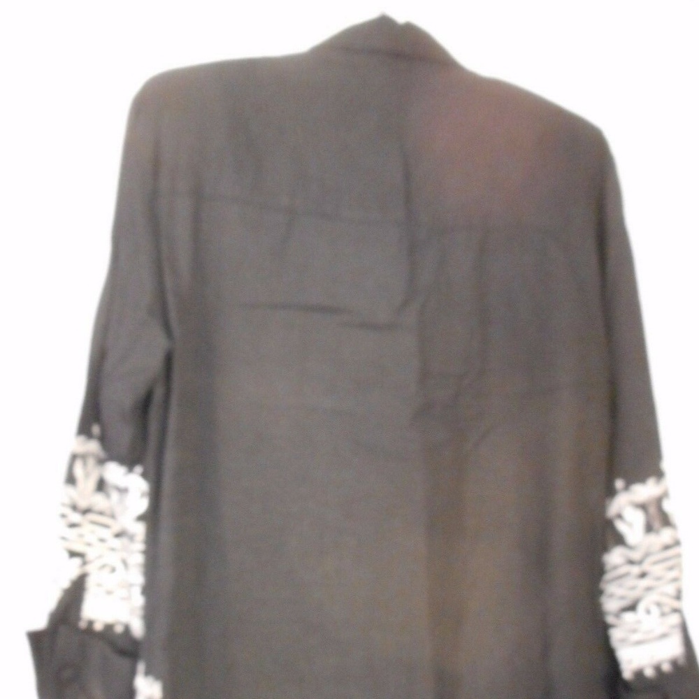 Embroidered  unlined Blazer / Jacket / Shirt - Picture 6 of 7